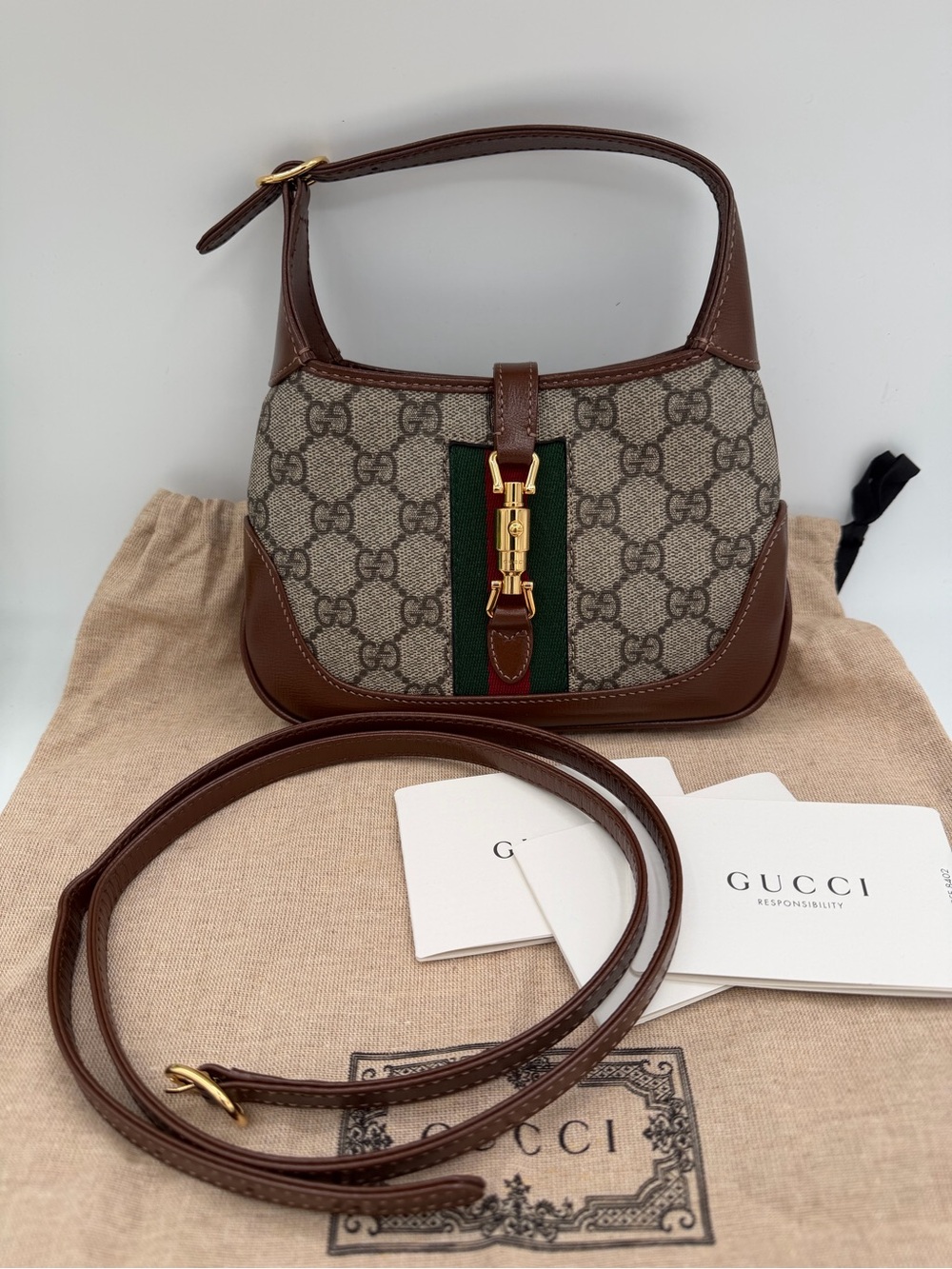 Gucci Jackie 1961 Small Hobo Shoulder Bag Like New 🔥😍